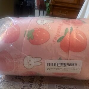 Peachy Pink Bunny pillow softy